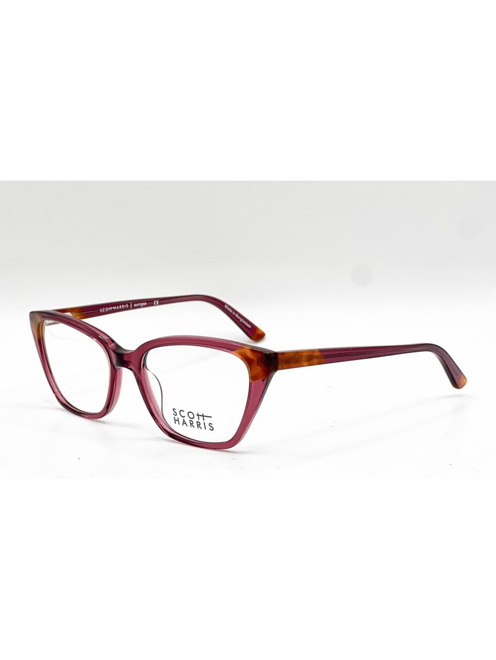 Scott Harris Sh-598 C3 Pink Authentic Eyeglasses 52-17-135